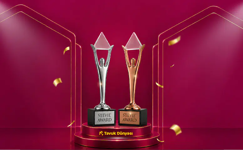Tavuk Dünyası, Stevie® Awards'tan İki Ödül ile Taçlandı!