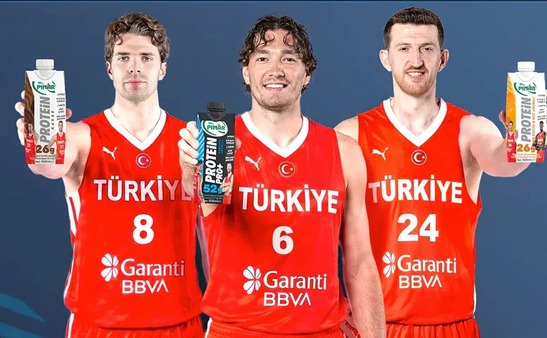 Millilerimizin Görselleri Pınar Süt Ambalajlarında Yer Alıyor