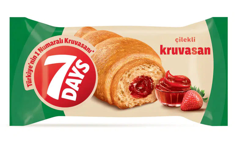 Türkiye'nin En Sevilen Kruvasanı 7DAYS, Çilekli Lezzetiyle Karşınızda!