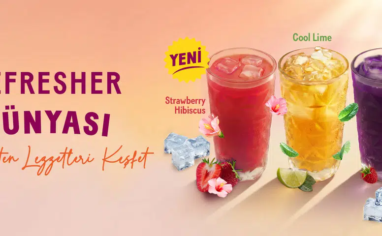 Tavuk Dünyası Yaz Aylarında Serinletici Refresher İçecekleriyle Dikkat Çekiyor!