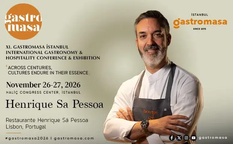 Portekiz Mutfağının Öncüsü Henrique Sá Pessoa, Gastromasa 2026’da Lezzet Şöleni Sunacak!