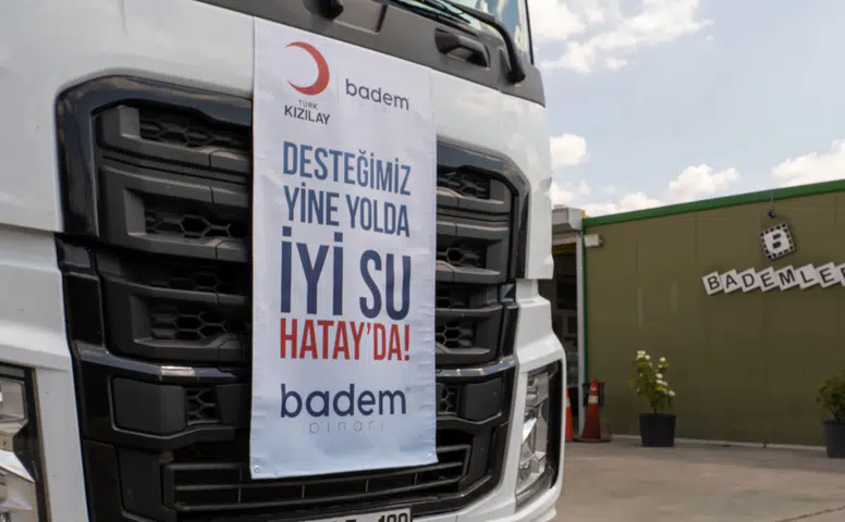 Badem Pınarı, Hatay'ın Su İhtiyacına Destek Olmak İçin Harekete Geçti!