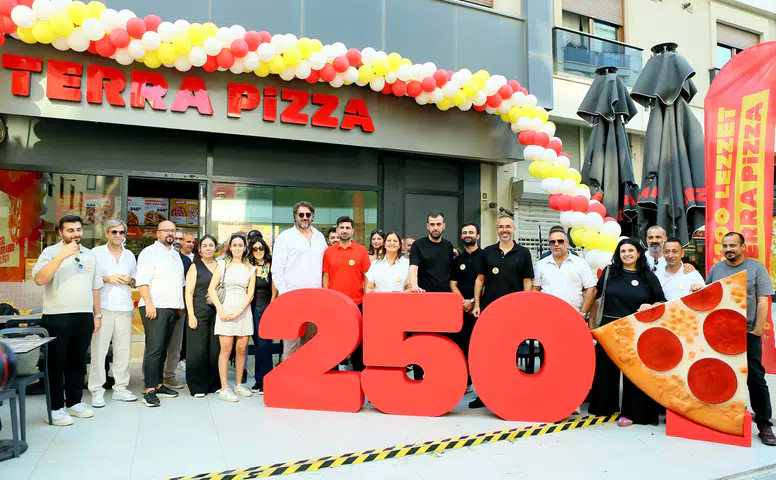 Yerli Pizza Markası Terra Pizza, 250 Şubeye İmza Attı!