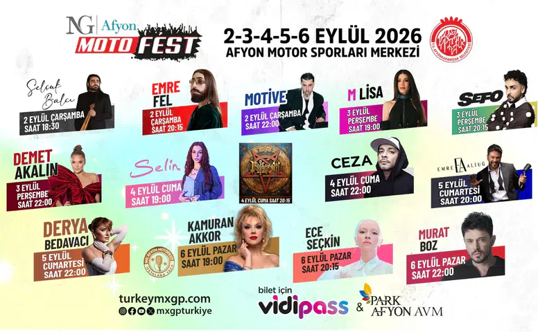 Motorsiklet Tutkunları için NG Afyon Motofest 2026'ya Geri Sayım Heyecanı!