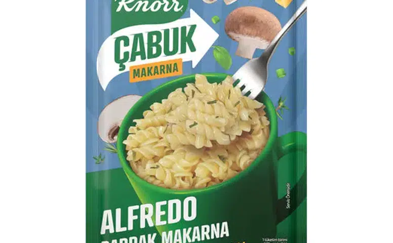 Knorr, Makarna Severler İçin Yeni Alfredo Bardak Makarna
