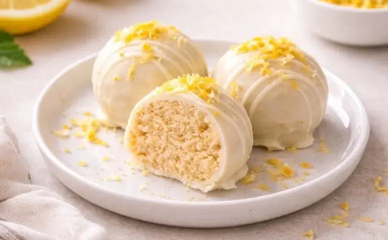 Limonlu cheesecake topları tarifi!