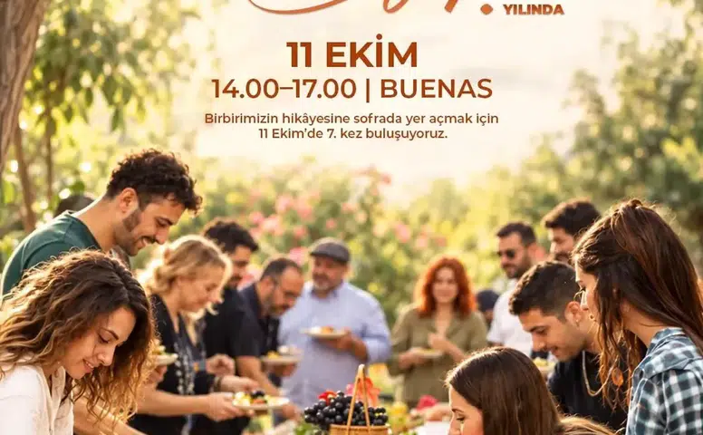 Yedinci Kez Kapılarını Açarak Sofralarımızı Şenlendiren Komşu Sofrası, 11 Ekim’de Bizlerle!