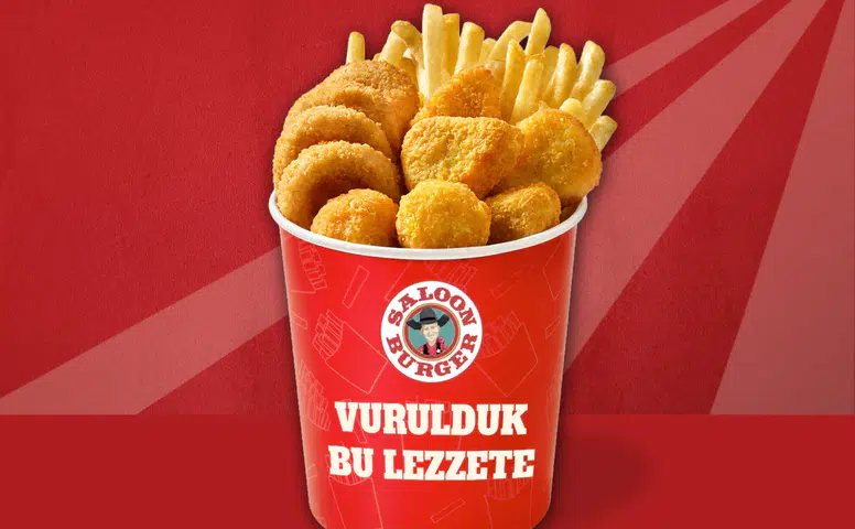 Lezzetin Zirvesi: Saloon Burger, Paylaşım Keyfini "Lezzet Kovası" ile Taçlandırdı!